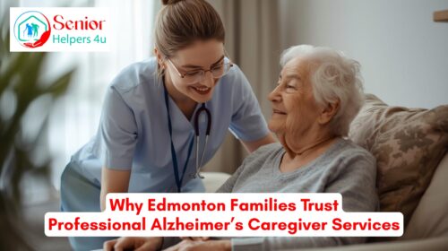 professional Alzheimer’s caregiver services Edmonton assisting elderly